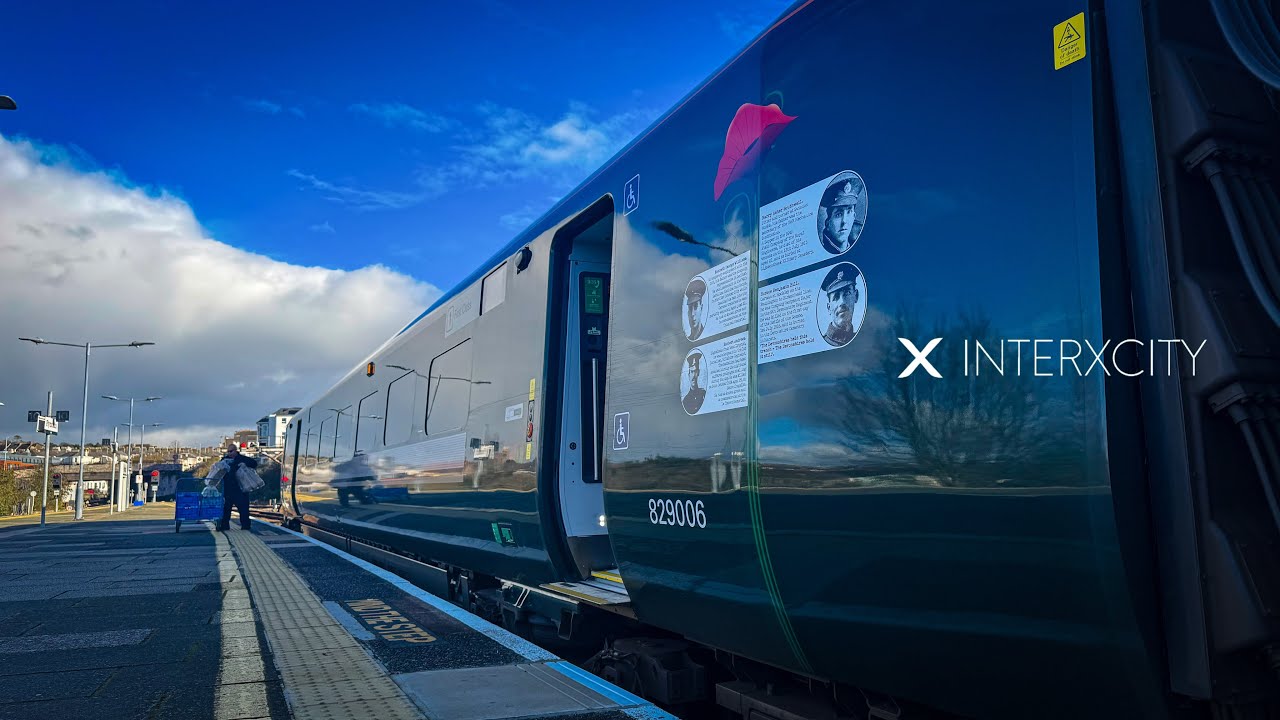 GWR | London - Plymouth with the remembrance train, 800306