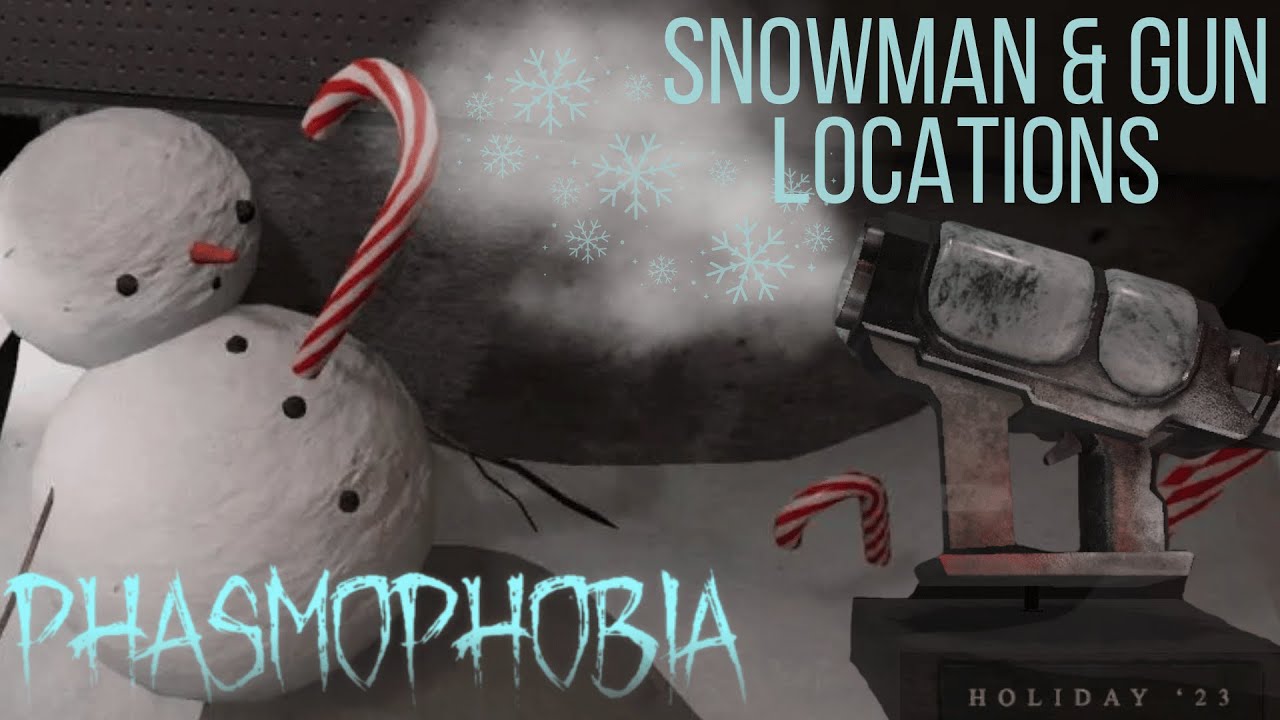All Snowman and Gun Locations For CHRISTMAS EVENT 2023 [phasmophobia]