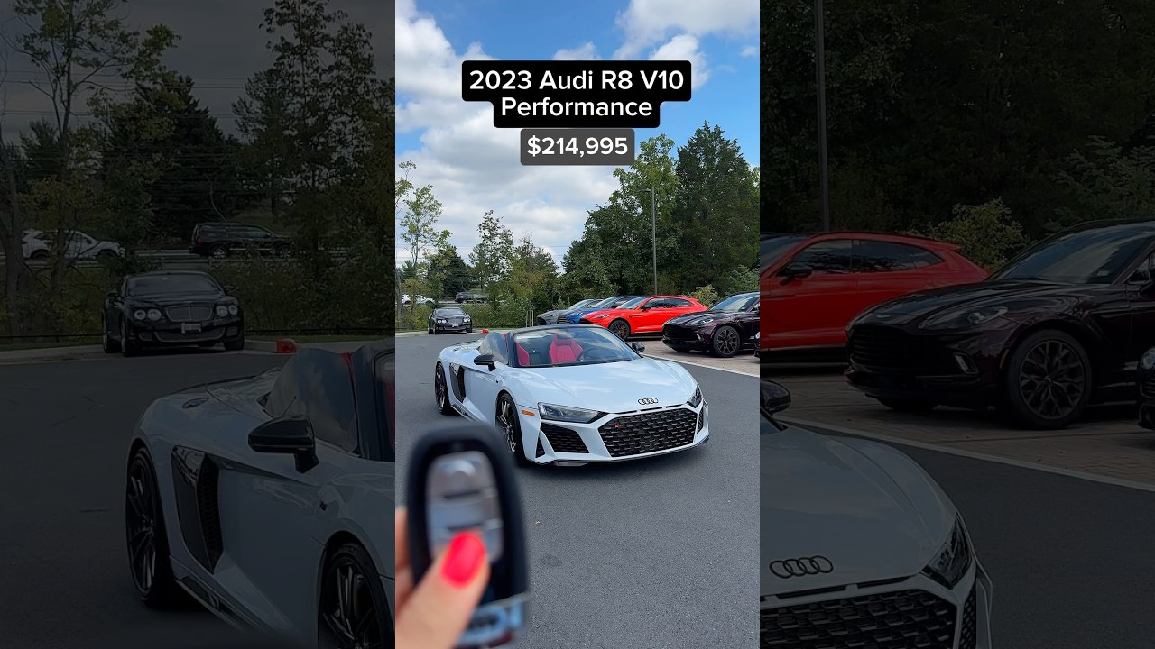 2023 AUDI R8 V10 AMAZING SPEC ASMR #audi  #shorts