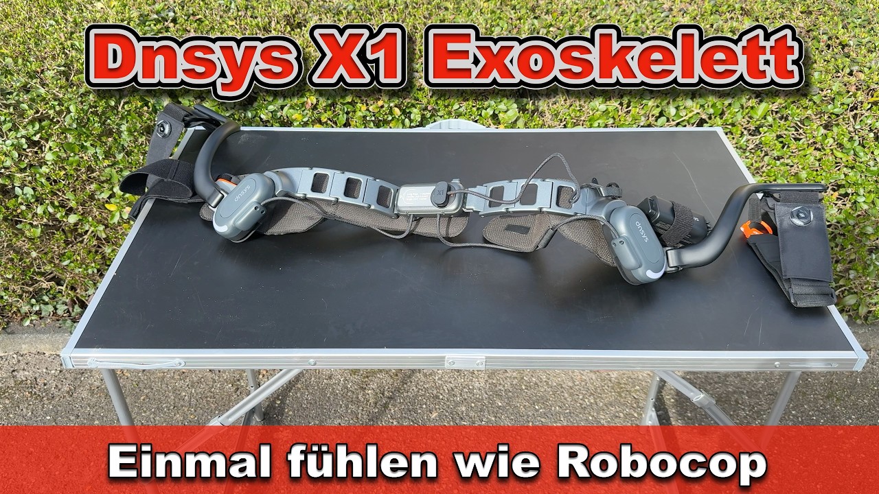 DNSYS X1 Exoskelett Test – KI-gestützte smarte Laufhilfe / Unterstützung & Wearable Robotik