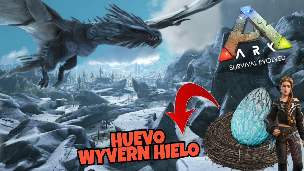 Ark mapa Ragnarok DONDE ENCONTRAR HUEVOS DE WYVERN DE HIELO Ark Survival Evolved #ArkLaVelociBlue