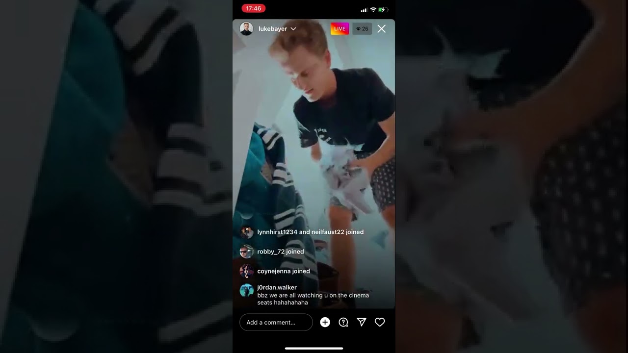 24.08.22 - Luke Bayer Instagram Live