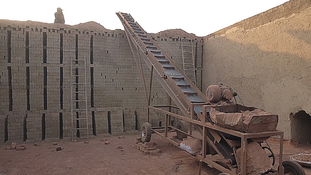 Long Conveyor Belt For Zigzag Brick Kiln