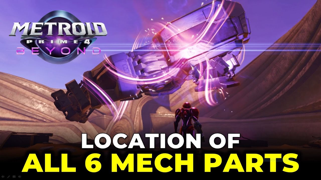 All 6 Mech Parts Location in Sol Valley | Metroid Prime 4: Beyond