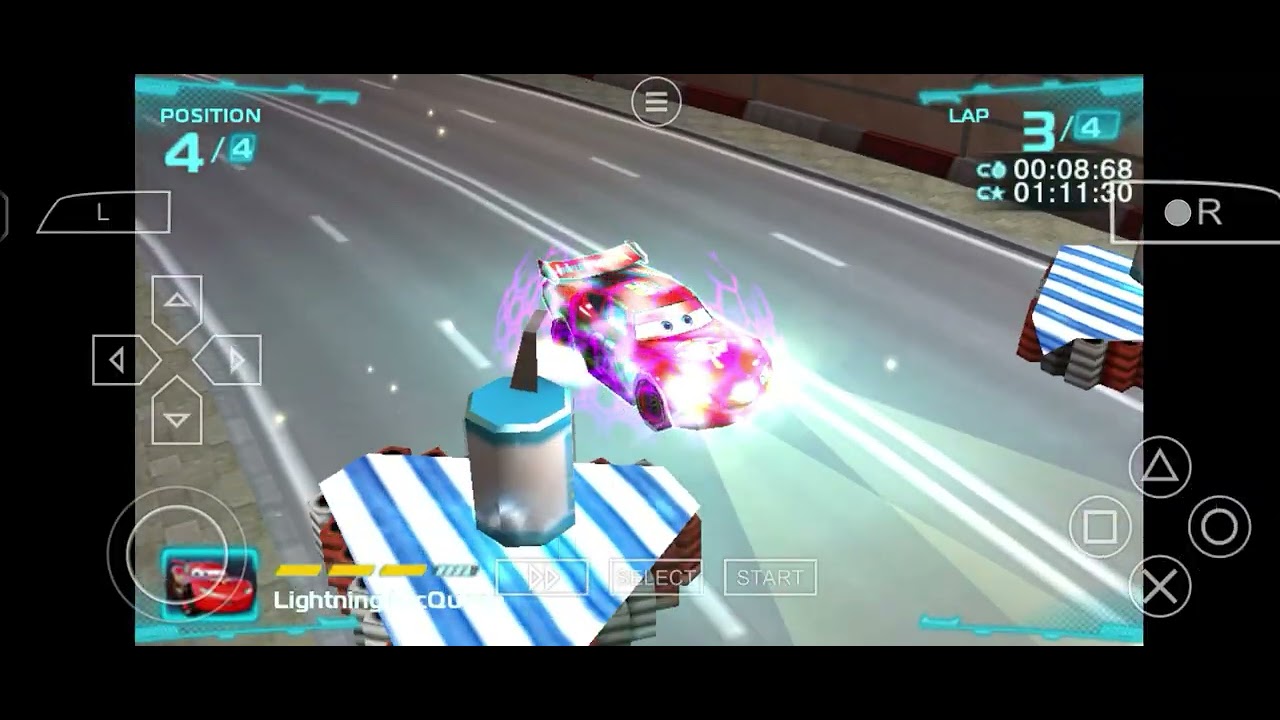 Cars 2 PSP: Lightning McQueen (Road All Night)