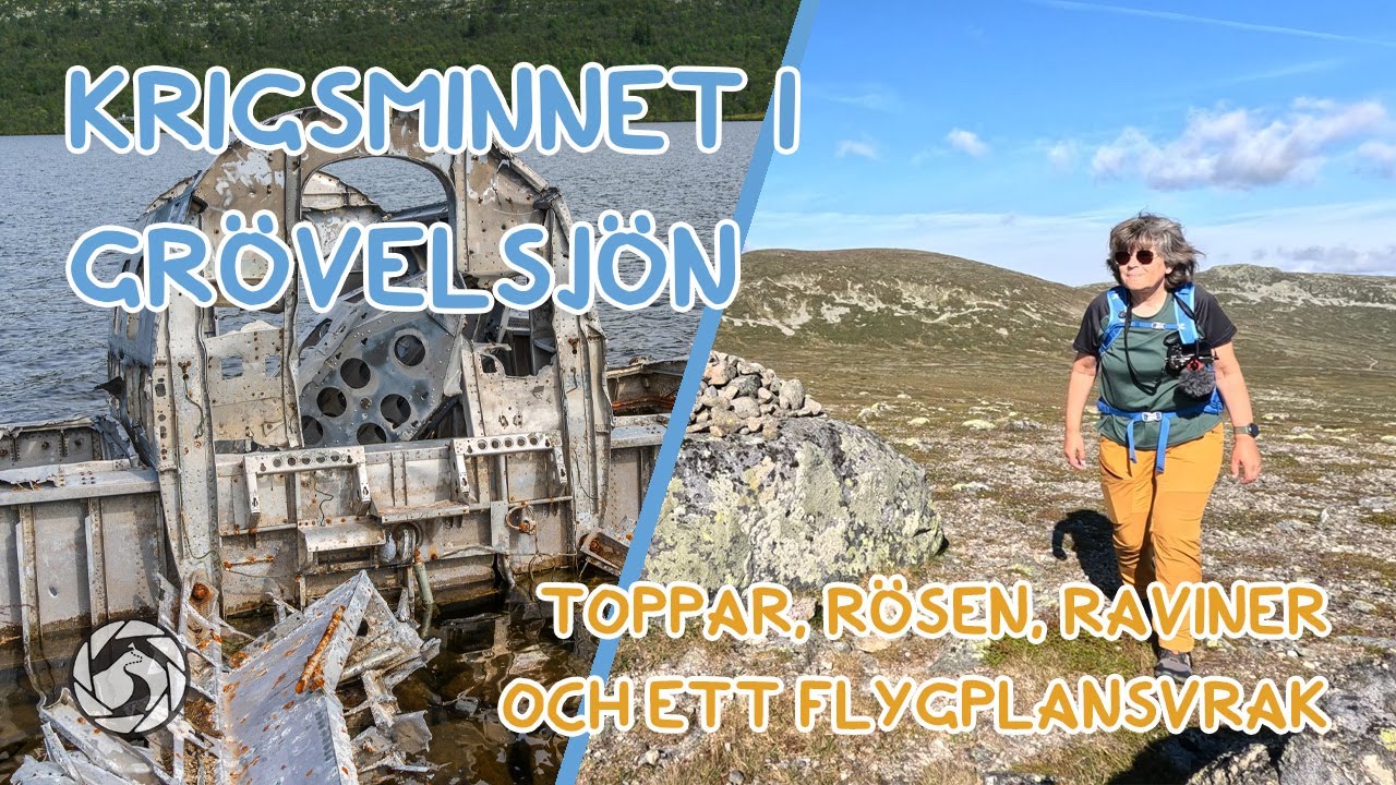 Vandring till krigsminnet i Grövelsjön - Heinkel He111