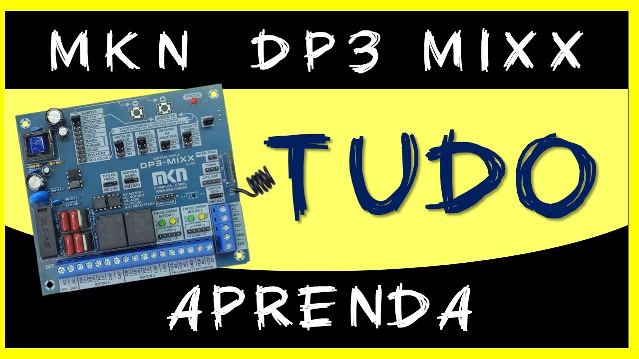 Como Instalar a Placa Dupla Universal Da MKN DP3 MIXX, Completo Tudo Explicado