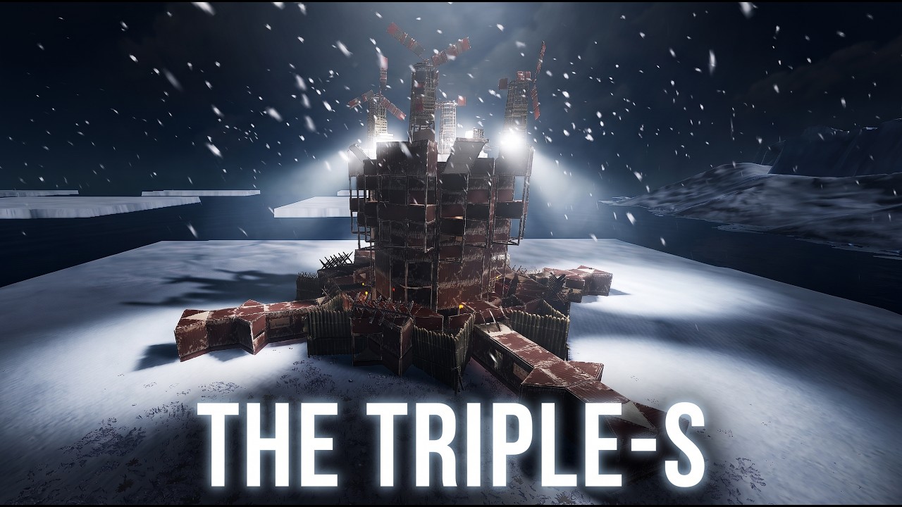 The Triple-s - 3x3 base desing | for small group | 2 bunkers | rust base 2026