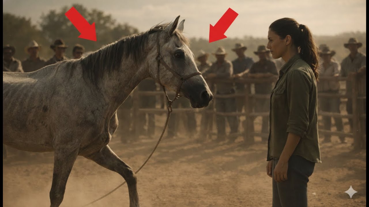 Nadie quería comprar un caballo árabe salvaje, hasta que una mujer veterana lo convirtió en…#caballo