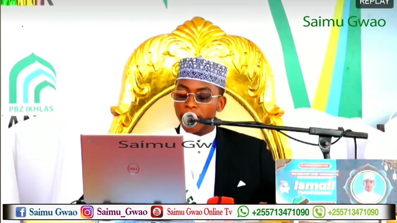 ISMAIL YUSUF HAMAD UMRI MIAKA 22, MSHIRIKI MASHINDANO YA QURAN TUKUFU  MABARA YOTE ULIMWENGUNI. 2026