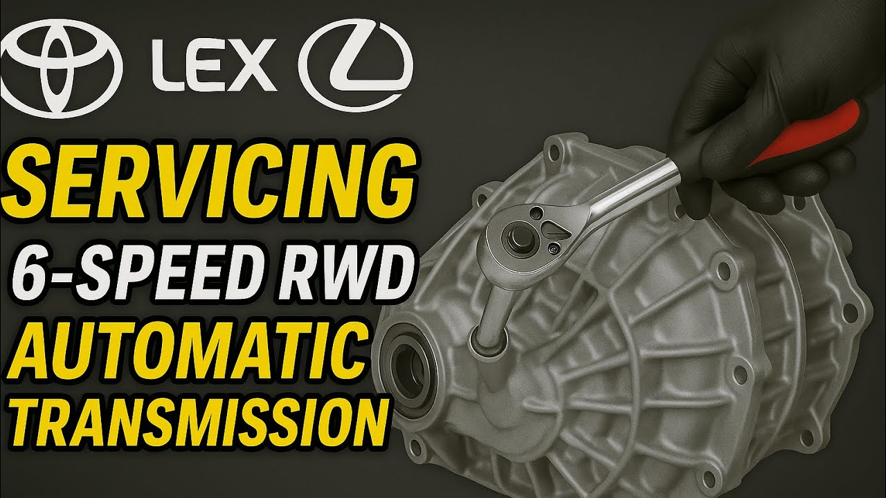 Toyota Lexus 6 Speed RWD automatic transmission fluid and filter change!!!
