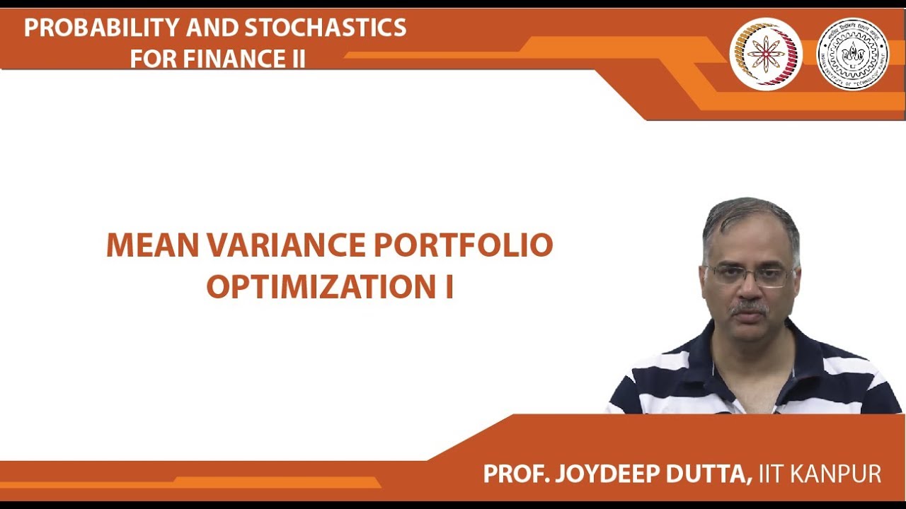 Mean Variance Portfolio Optimization I