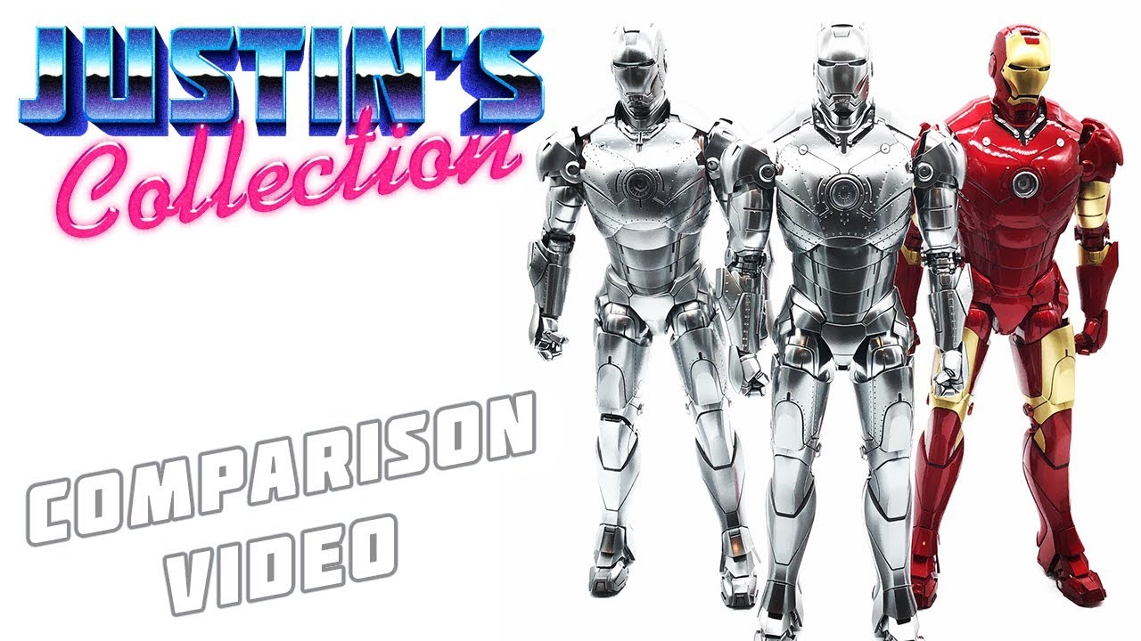 Hot Toys Diecast Iron Man MK 2 (Mark II) Comparison Video