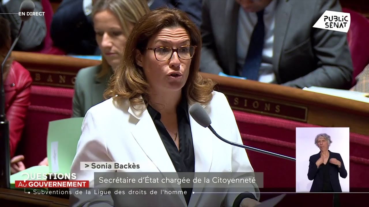 LDH : le total des subventions publiques est de 509.000 euros, selon Sonia Backès