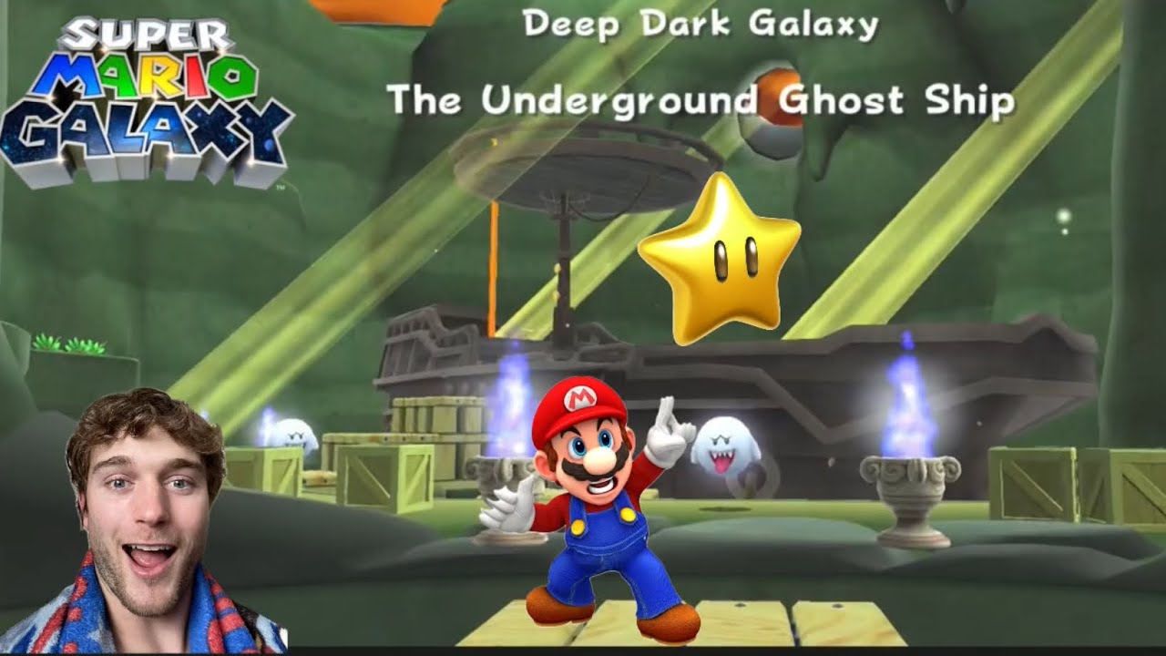 Подземный корабль-призрак Secret Star - Mario Galaxy