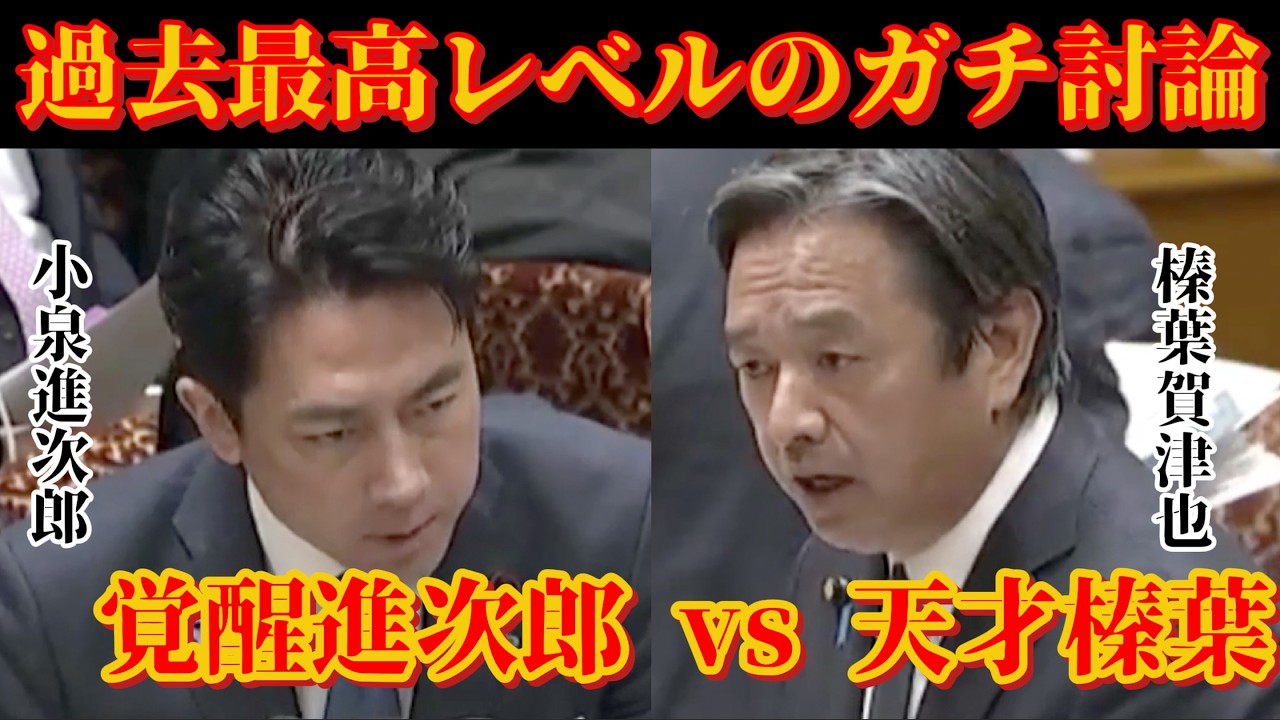 【小泉進次郎 vs 榛葉賀津也】覚醒進次郎が完璧な答弁を披露！榛葉賀津也も驚くpart3 #政治 #小泉進次郎 #榛葉賀津也 #高市早苗 #片山さつき #防衛大臣 #国民民主党 #国会 #国会切り抜き
