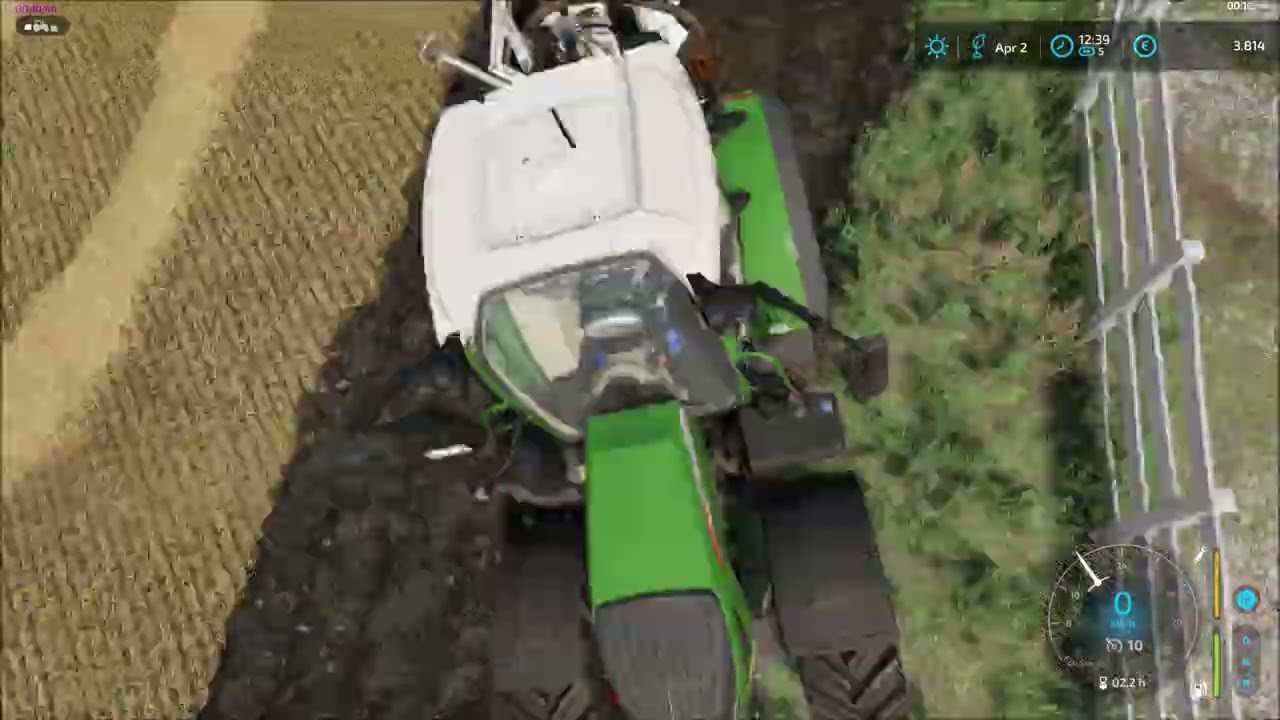 Prova aratura capezzagna o testata con fendt + ermo