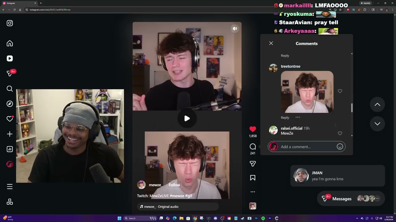 I Reacted To My Reel FYP ... Yup . . .