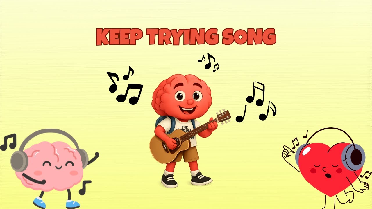 Keep Trying | Growth Mindset Song for Kids 🎶