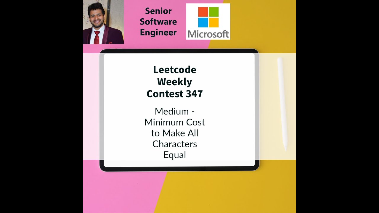 Leetcode Weekly contest 347 - Medium - Minimum Cost to Make All Characters Equal