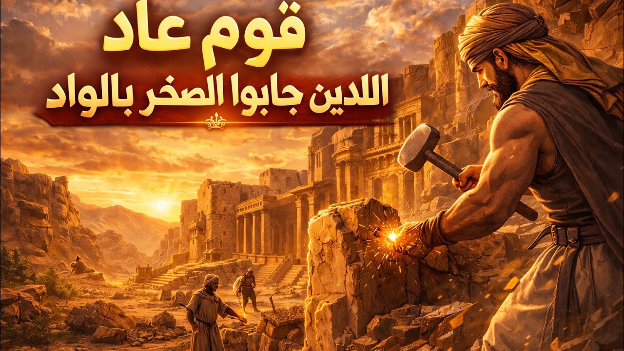 قوم عاد: أقوى أمة في التاريخ دمرها الله في 7 أيام.الذين جابوا الصخر بالواد وأنزل عليهم ربك سوط عذاب