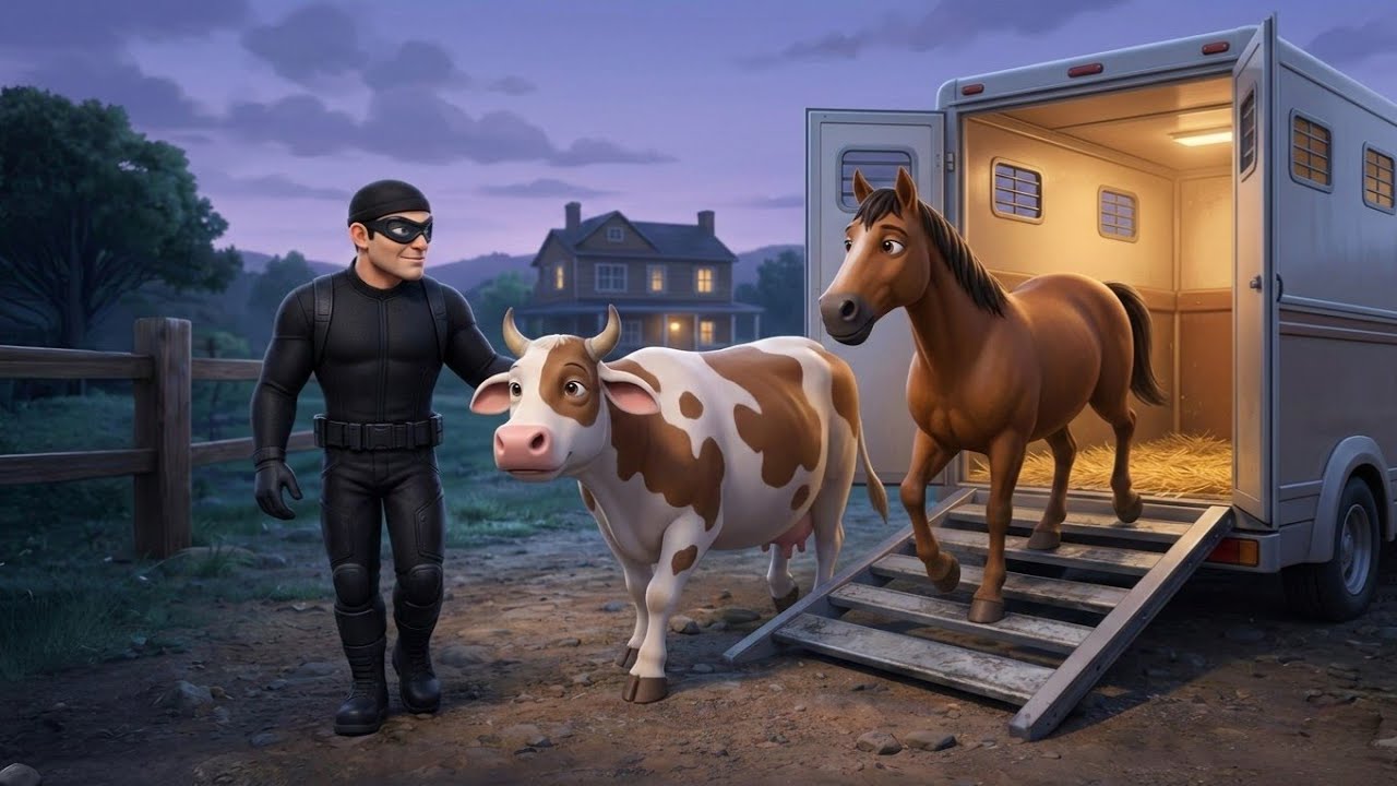 WHO STOLE THE ANIMALS? 🕵️‍♂️ Old MacDonald’s Farm HEIST! 🐷🚫 Kids Story