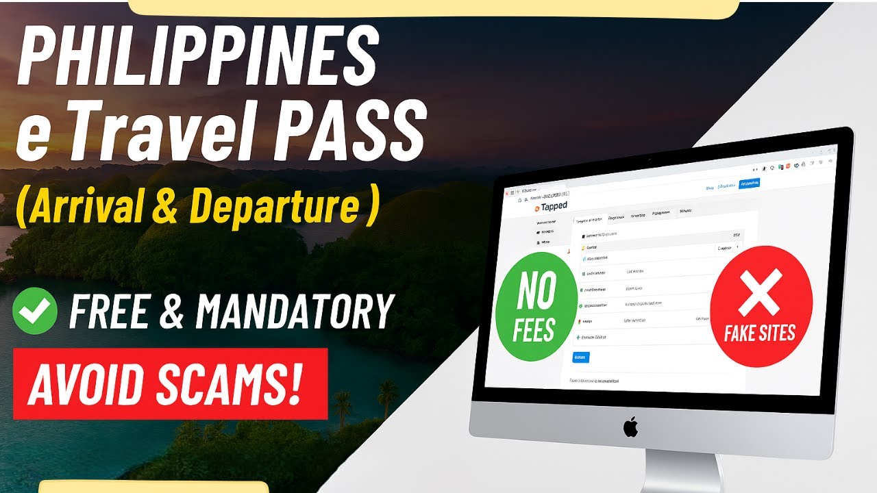 How to Fill the Philippines Arrival Card (eTravel) Online 🇵🇭