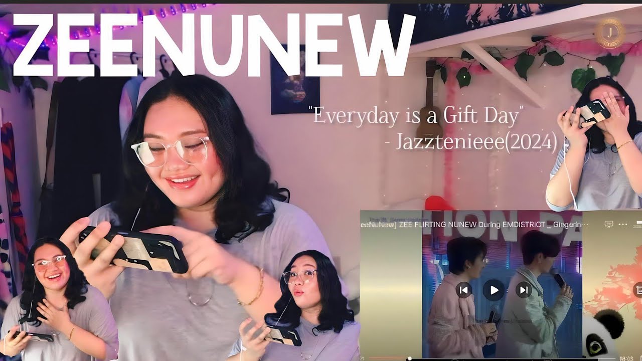 I AM BACK WITH ZEENUNEW! | ZEE FLIRTING WITH NUNEW DURING EMDISTRICT | Reaction Video (eng. sub)
