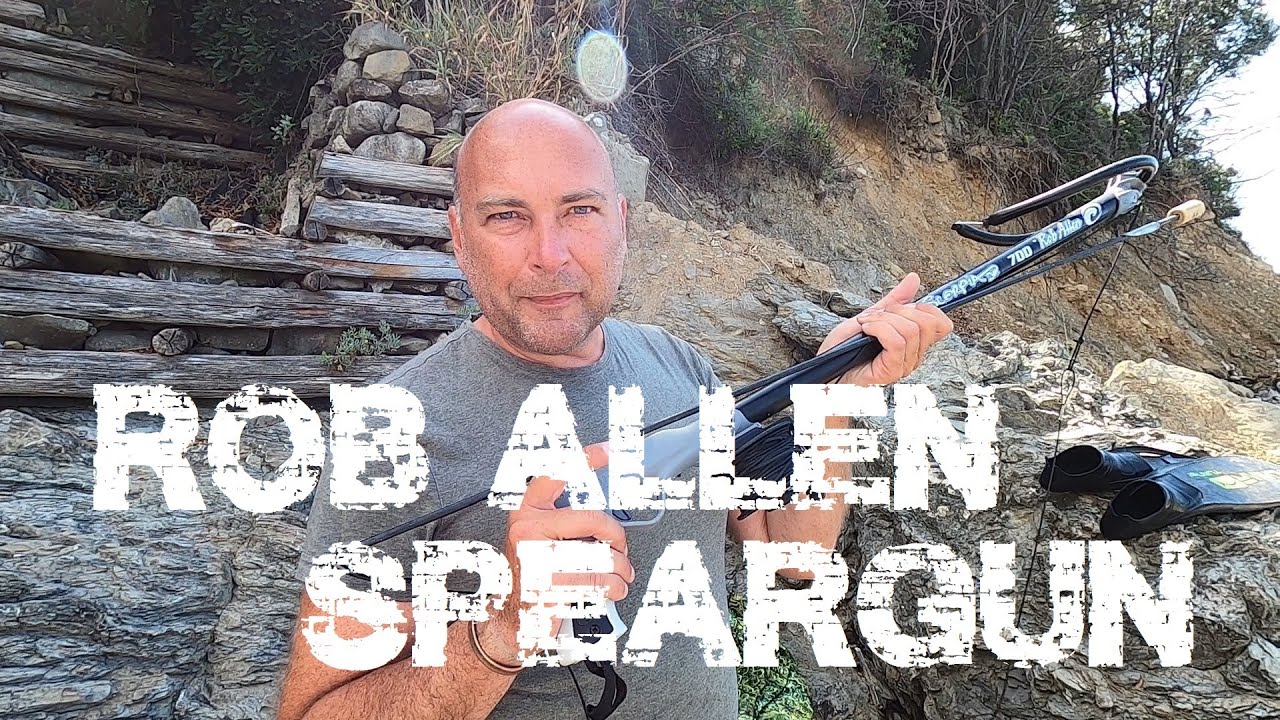 Rob Allen Scorpia 700 - Wie spannt man eine einfache Harpune?  Spearfishing Italy - Pesca Sub Italia