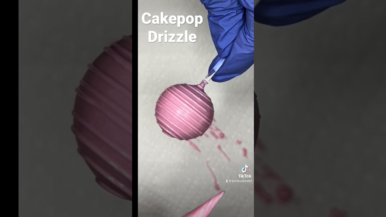 Easy Cakepop Designs | How to Cakepop Drizzle