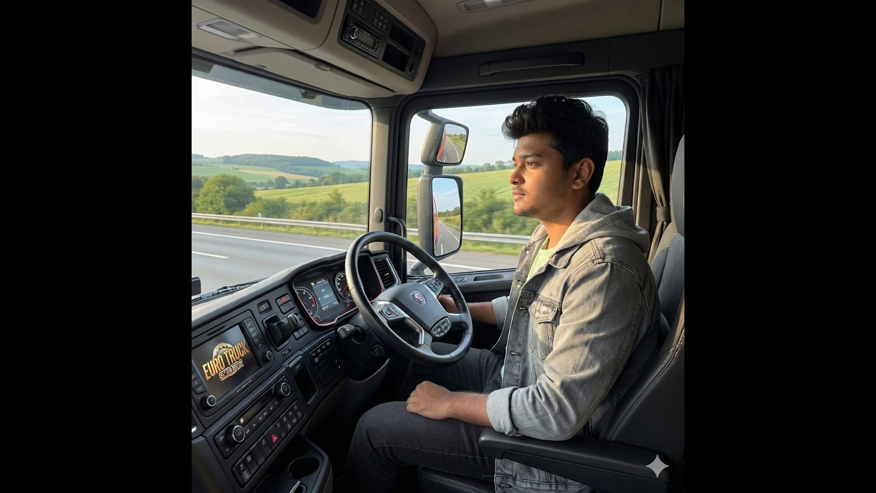 INDIAN TRUCK DRIVER GAMEPLAY #shortsfeed #shortslive #shorts #ets2 #live #dangerous #1
