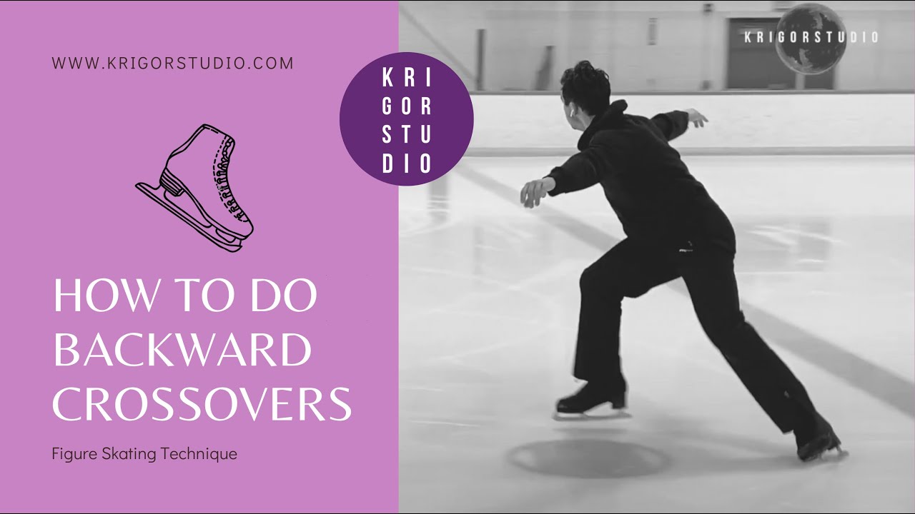 How to do Backward Crossovers - Figure Skating Techniques