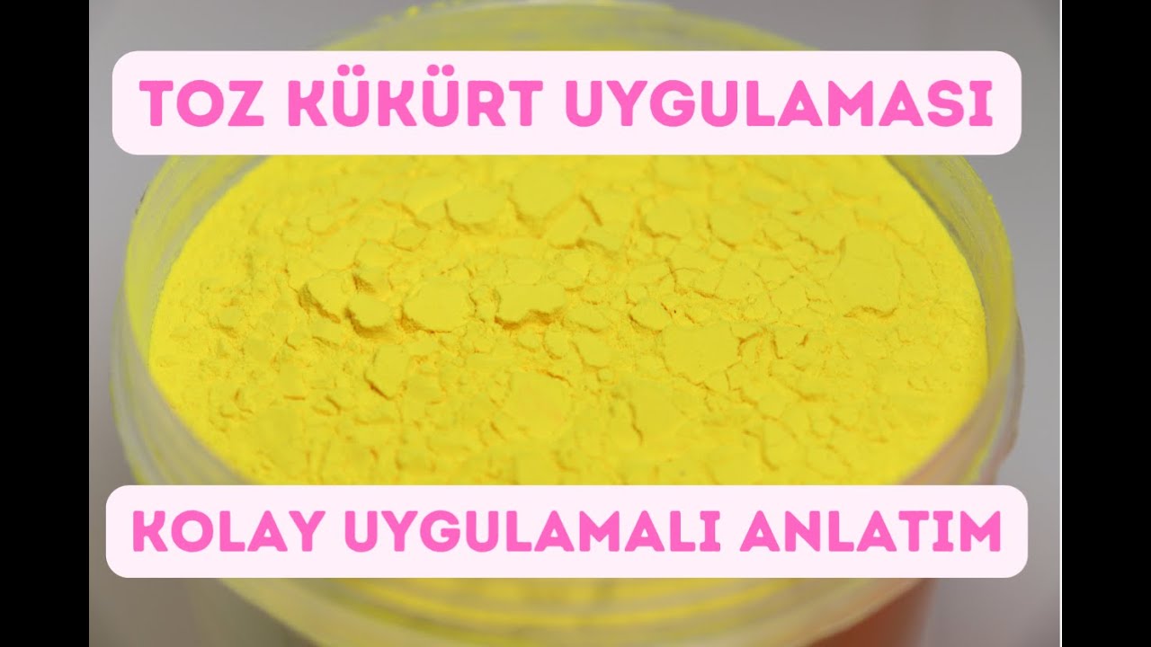 TOZ KÜKÜRT + KÜL UYGULAMASI, DOZAJLAMASI, UYGULAMALI ANLATIM.