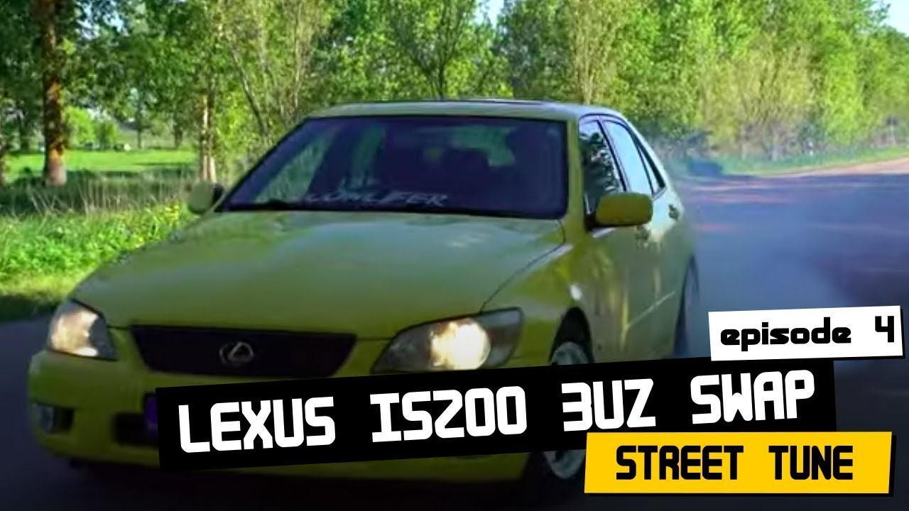 Lexus IS200 3UZ swap [part 4]
