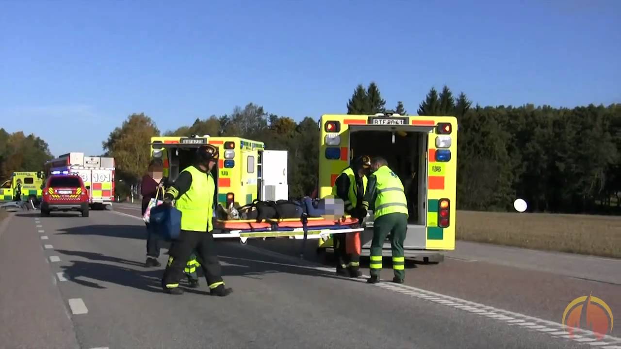 Trafikolycka p&aring; Lv600 vid H&ouml;gsta