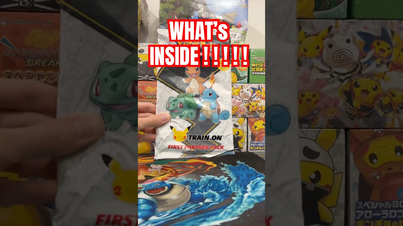 What&rsquo;s Inside a Pok&eacute;mon First Partner Pack?!
