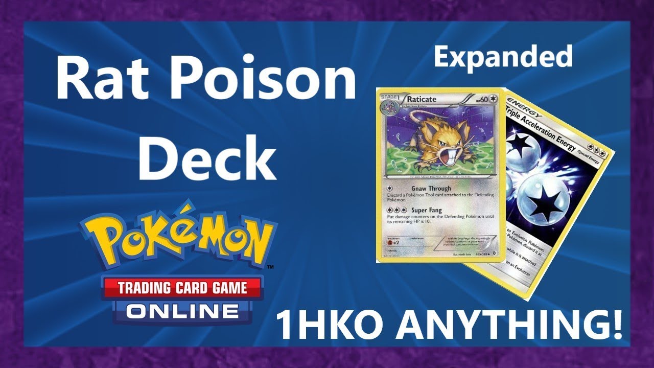 Best Deck in Expanded?!?! 1HKO Anything with Rat Poison Deck!