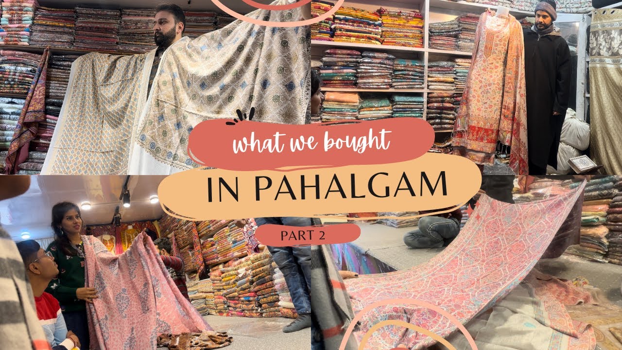 what we bought in Pahalgam👗👕 ? | shopping 🛍️in Pahalgam | Pahalgam Kashmir | vlog 9 |#vlog #shopping