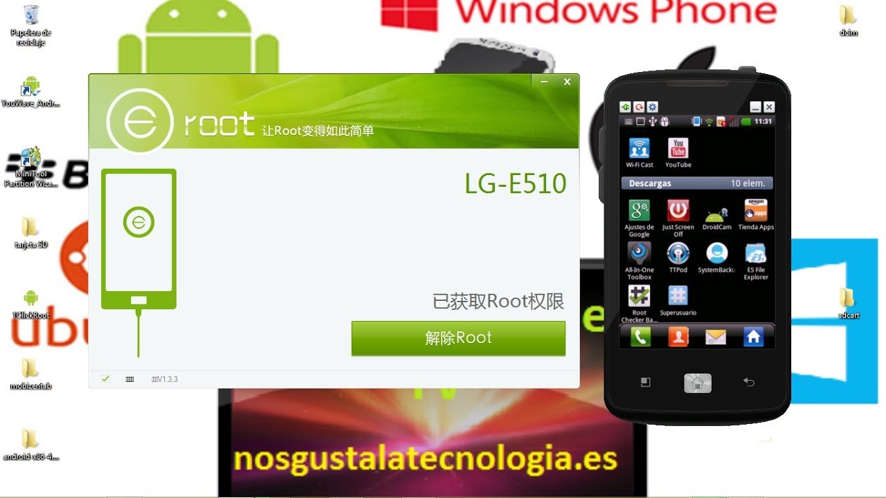 Root casi cualquier dispositivo Android (2x-4x) con Eroot .Super F&aacute;cil!!!!