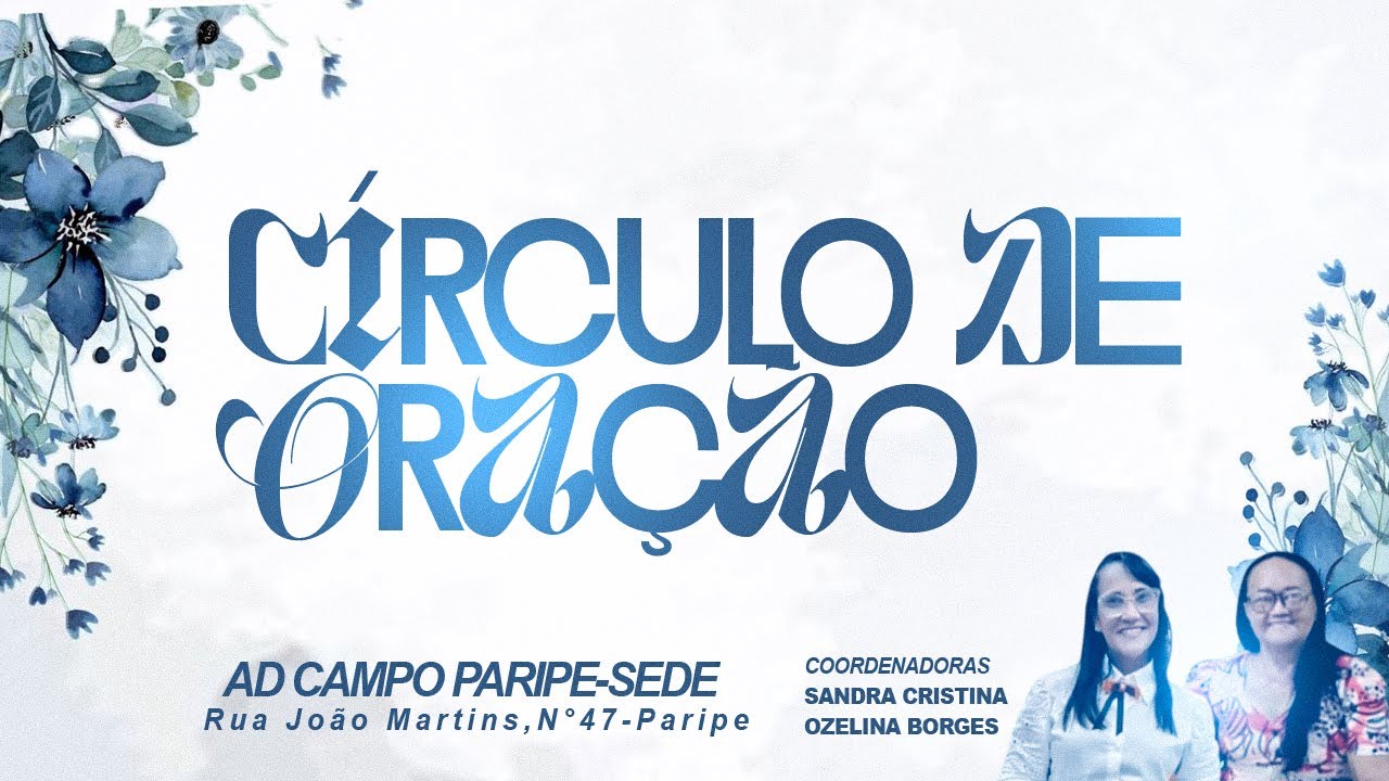 Círculo de ORAÇÃO | MULHERES  - 20/01/26