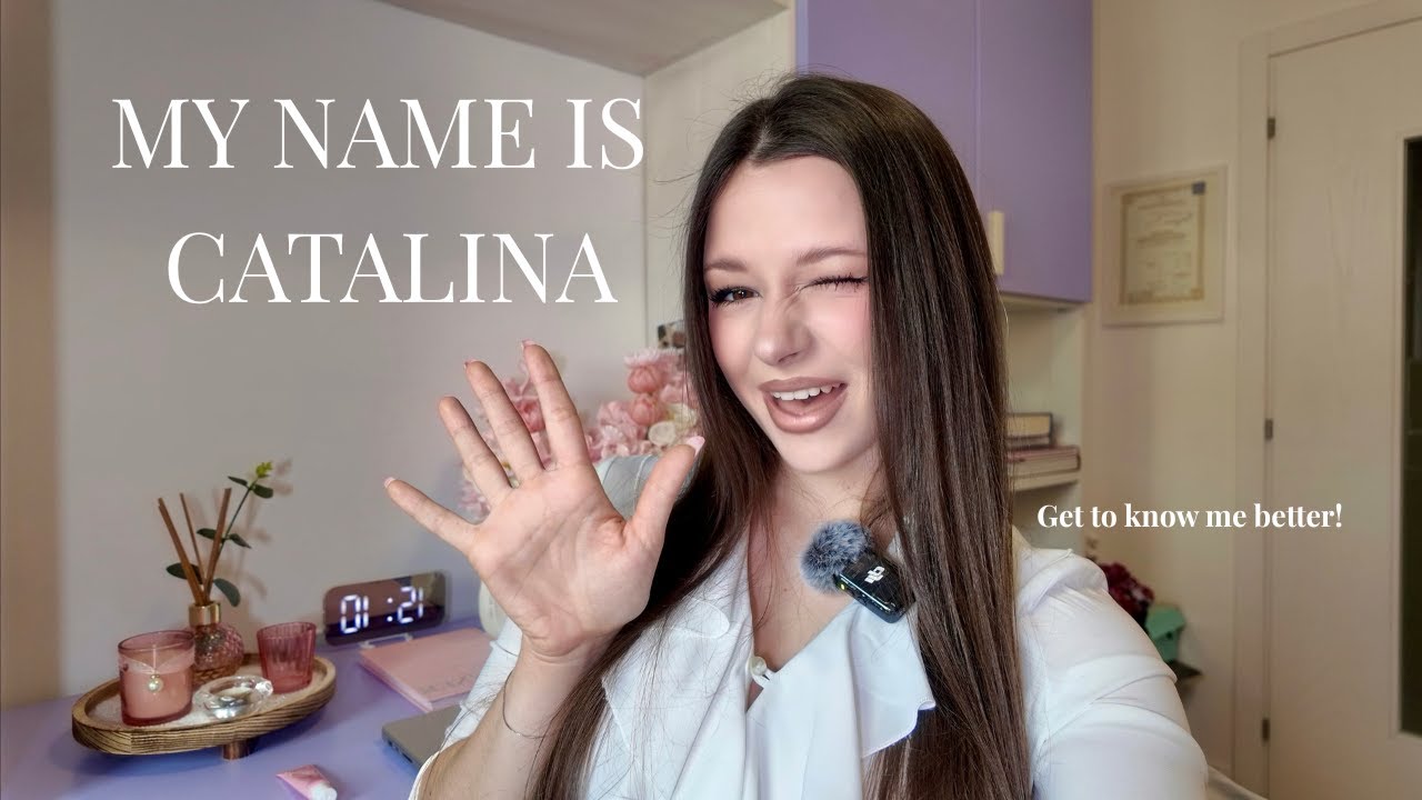 Welcome to my Youtube channel! | Introduction video | CATALINA SCHIOPU