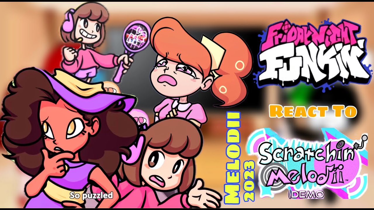 Scratchin Melodii (SAGE 2023 Demo): All Songs Animation (Cute Rhythm Game HD) Fnf Crew Observing It