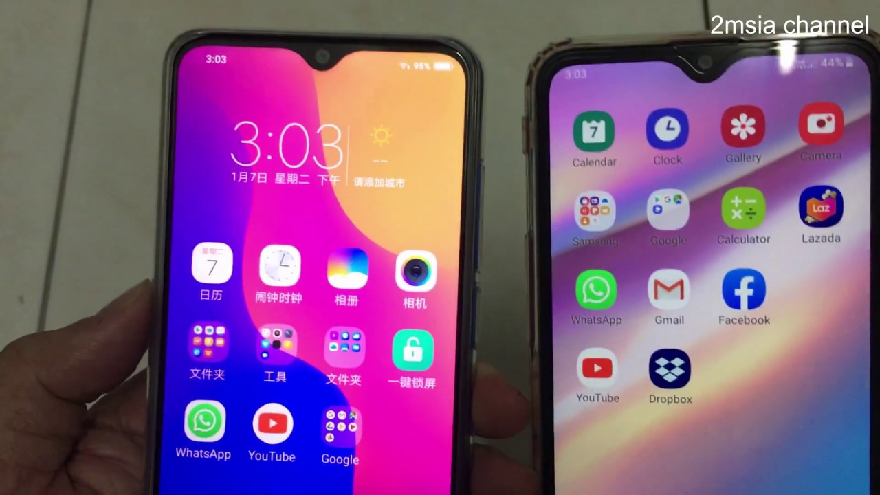 Samsung Galaxy A10s vs Vivo Y91C Network & Security Quick Comparison Review