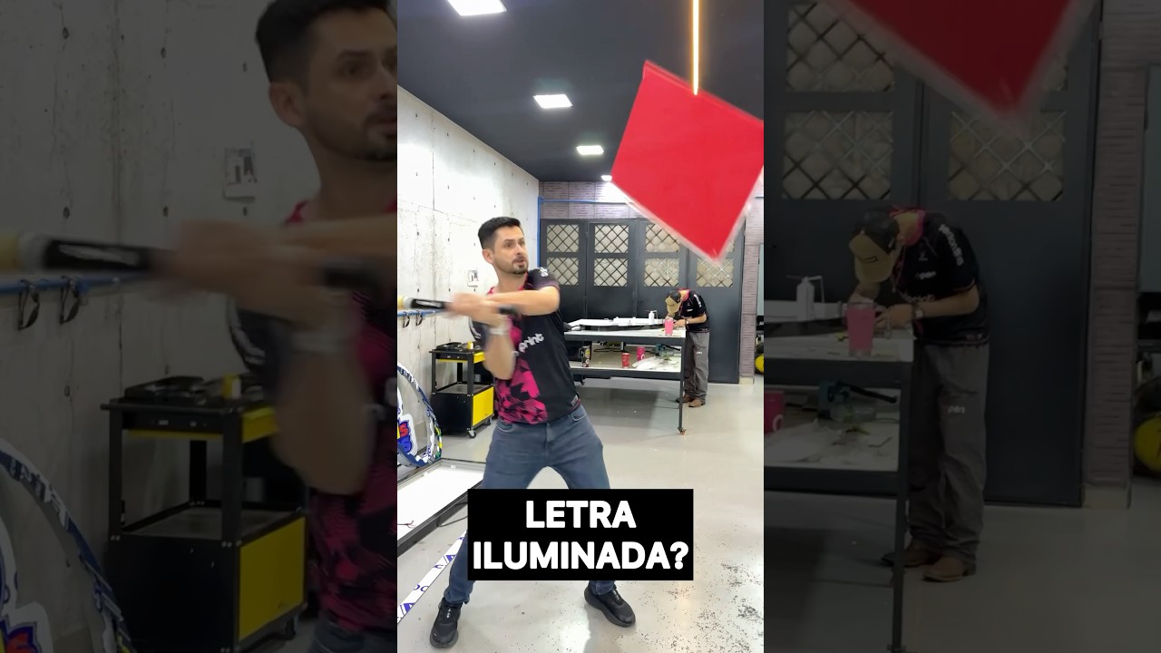 Ele CRIOU UM NOVO JEITO DE FAZER LETRA CAIXA COM ILUMINA&Ccedil;&Atilde;O.