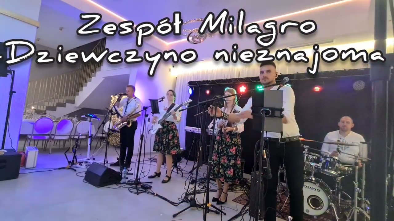 Zesp&oacute;ł MilaGro- Dziewczyno nieznajoma LIVE 100% prosto z wesela na Żywo! ❤️❤️❤️