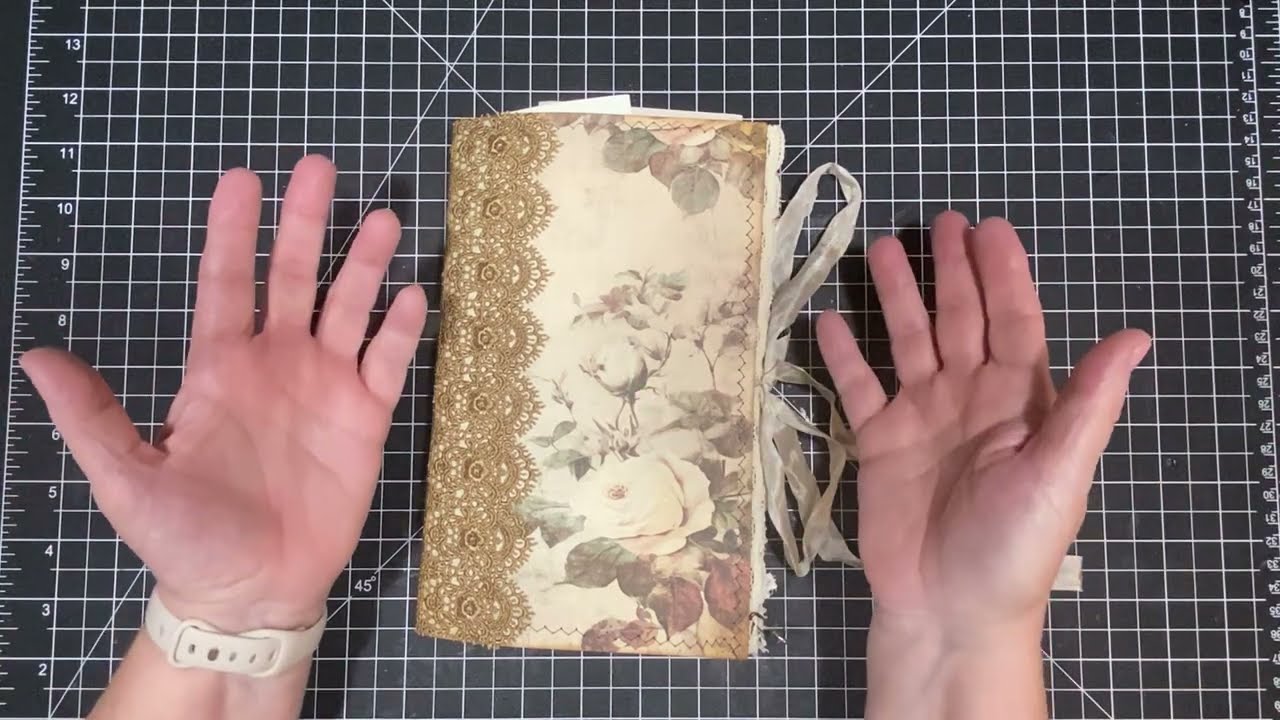 FINISHED the journal! Let&rsquo;s walk through! #junkjournalmaker #junkjournals
