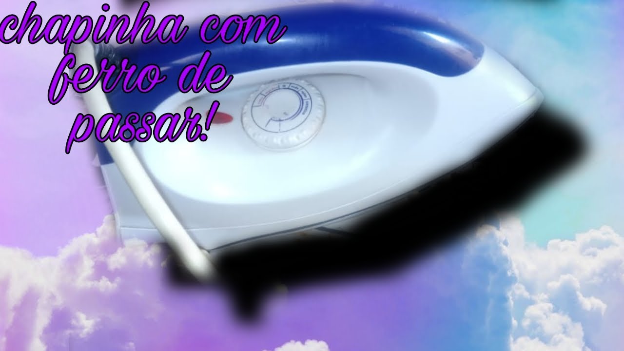 Como alisar cabelo com ferro de passar Roupas?Sera?!