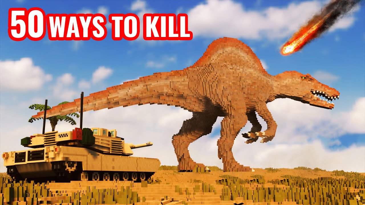 50 Ways to Kill Spinosaurus 😱 Teardown