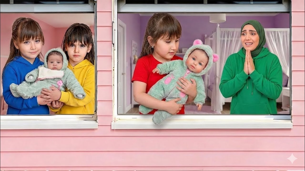 ملك وماريا وكتاليا عملو مقلب كبير بفرح وبيبي دان   - عملت انهيار ! 