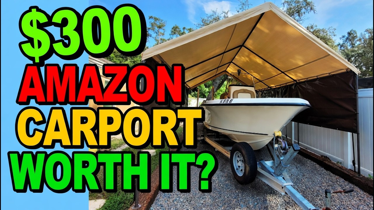 Building A $300 Amazon Carport... Is It Worth it?